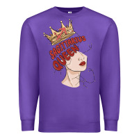 Purple sagittarius queen Premium Sweatshirt - MaliasSmallBusiness