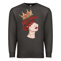 Smoke sagittarius queen Premium Sweatshirt - MaliasSmallBusiness
