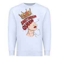White sagittarius queen Premium Sweatshirt - MaliasSmallBusiness