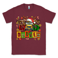 Burgundy bus driver chrıstmas Classic Tee - AdoDesignShop