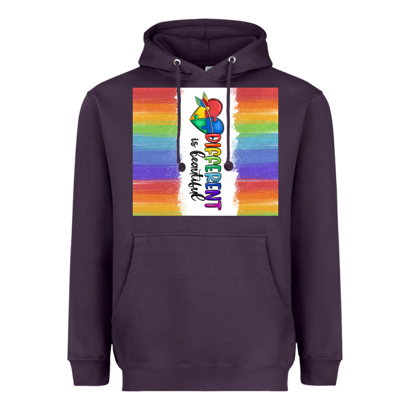 Different Is Beautiful Heavyweight Hoodie by MaliasSmallBusiness | Teevron