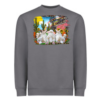 Storm easter farm with bunnies Heavyweight Sweatshirt - RanaPortraitStore