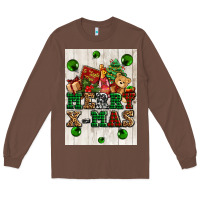Chestnut merry xmas Long Sleeve Tee - AdoDesignShop