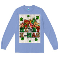 Colony Blue merry xmas Long Sleeve Tee - AdoDesignShop