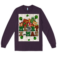 Plum merry xmas Long Sleeve Tee - AdoDesignShop