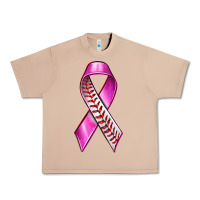 Burro Breast Cancer Ribbon Baseball Urban Heavy Tee - texasbilliewilder
