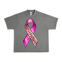 Tornado Breast Cancer Ribbon Baseball Urban Heavy Tee - texasbilliewilder