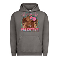 Pigment Tornado hello valentine highland cow Urban Hoodie - RanaPortraitStore