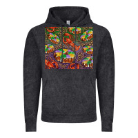 Mardi Gras King Cake And Crawfish Vintage Hoodie | Teevron
