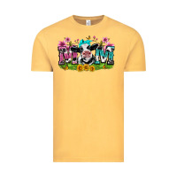 Vintage Mustard mom with cow Vintage Tee - Zillion Design Studio
