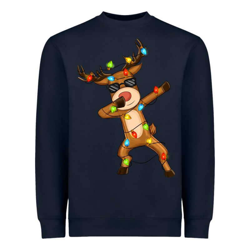 Dabbing Deer Heavyweight Sweatshirt by Zillion Design Studio | Teevron