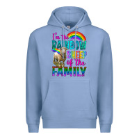 Colony Blue I'm The Rainbow Sheep Of The Family Premium Hoodie - BundleAndBundleShop