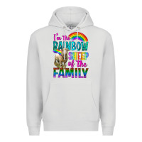 Dove Grey I'm The Rainbow Sheep Of The Family Premium Hoodie - BundleAndBundleShop