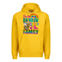 Lemon I'm The Rainbow Sheep Of The Family Premium Hoodie - BundleAndBundleShop