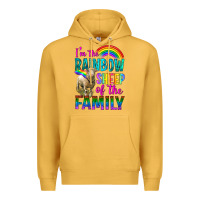 Mustard I'm The Rainbow Sheep Of The Family Premium Hoodie - BundleAndBundleShop