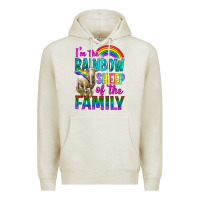 Oatmeal Heather I'm The Rainbow Sheep Of The Family Premium Hoodie - BundleAndBundleShop