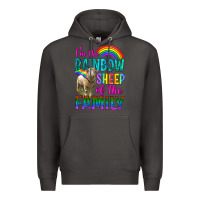 Smoke I'm The Rainbow Sheep Of The Family Premium Hoodie - BundleAndBundleShop