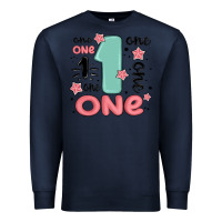 Navy one  one one one Premium Sweatshirt - MaliasSmallBusiness