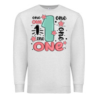 Oatmeal Heather one  one one one Premium Sweatshirt - MaliasSmallBusiness