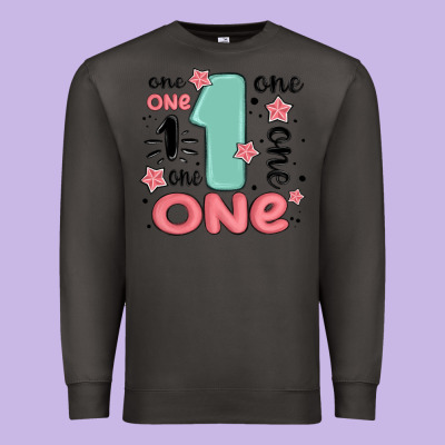 One  One One One Premium Sweatshirt Designed By Maliassmallbusiness