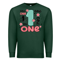 Sports Green one  one one one Premium Sweatshirt - MaliasSmallBusiness