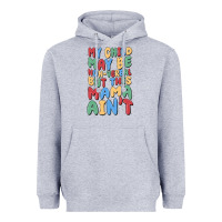 Heather Grey my child may be non verbal but this mama ain't Heavyweight Hoodie - MaliasSmallBusiness
