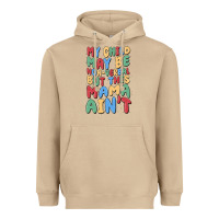 Mushroom my child may be non verbal but this mama ain't Heavyweight Hoodie - MaliasSmallBusiness