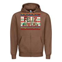 Chestnut feliz navidad spanish christmas Zipper Hoodie - Jasminsmagicworld