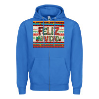 True Royal feliz navidad spanish christmas Zipper Hoodie - Jasminsmagicworld