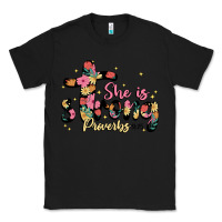 Black she is strong proverbs 31 25 Classic Tee - JahusDesignShop
