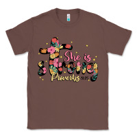Chestnut she is strong proverbs 31 25 Classic Tee - JahusDesignShop