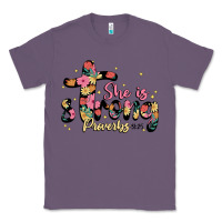 Lavender she is strong proverbs 31 25 Classic Tee - JahusDesignShop
