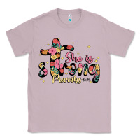 Lilac she is strong proverbs 31 25 Classic Tee - JahusDesignShop