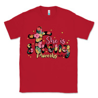 Red she is strong proverbs 31 25 Classic Tee - JahusDesignShop