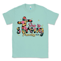 Seafoam she is strong proverbs 31 25 Classic Tee - JahusDesignShop
