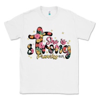 White she is strong proverbs 31 25 Classic Tee - JahusDesignShop