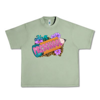 Oil Green hello preschool Urban Heavy Tee - RanaPortraitStore