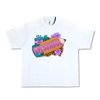 White hello preschool Urban Heavy Tee - RanaPortraitStore