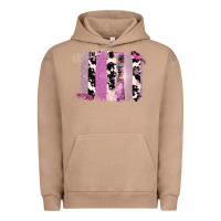 Pigment Burro Purple Glitter Cowhide Pattern Brushstrokes Urban Hoodie - Bettercallsaul
