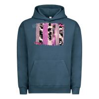 Pigment Midnight Navy Purple Glitter Cowhide Pattern Brushstrokes Urban Hoodie - Bettercallsaul
