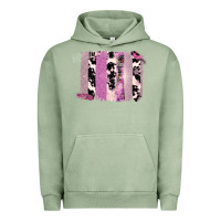 Pigment Oil Green Purple Glitter Cowhide Pattern Brushstrokes Urban Hoodie - Bettercallsaul