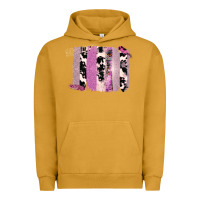 Pigment Peanut Butter Purple Glitter Cowhide Pattern Brushstrokes Urban Hoodie - Bettercallsaul