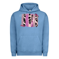 Pigment Pebble Blue Purple Glitter Cowhide Pattern Brushstrokes Urban Hoodie - Bettercallsaul