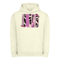 Pigment Pistachio Purple Glitter Cowhide Pattern Brushstrokes Urban Hoodie - Bettercallsaul