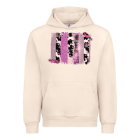 Sandshell Purple Glitter Cowhide Pattern Brushstrokes Urban Hoodie - Bettercallsaul