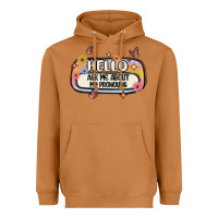 Meerkat ask me about my pronouns Heavyweight Hoodie - MaliasSmallBusiness