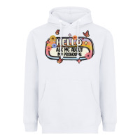 White ask me about my pronouns Heavyweight Hoodie - MaliasSmallBusiness