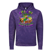 Cloud Purple mardi gras king cake calories don't count Vintage Hoodie - RanaPortraitStore