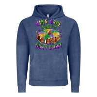 Vintage Denim mardi gras king cake calories don't count Vintage Hoodie - RanaPortraitStore