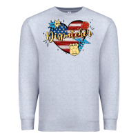 Heather Grey 911 dispatcher Premium Sweatshirt - MaliasSmallBusiness